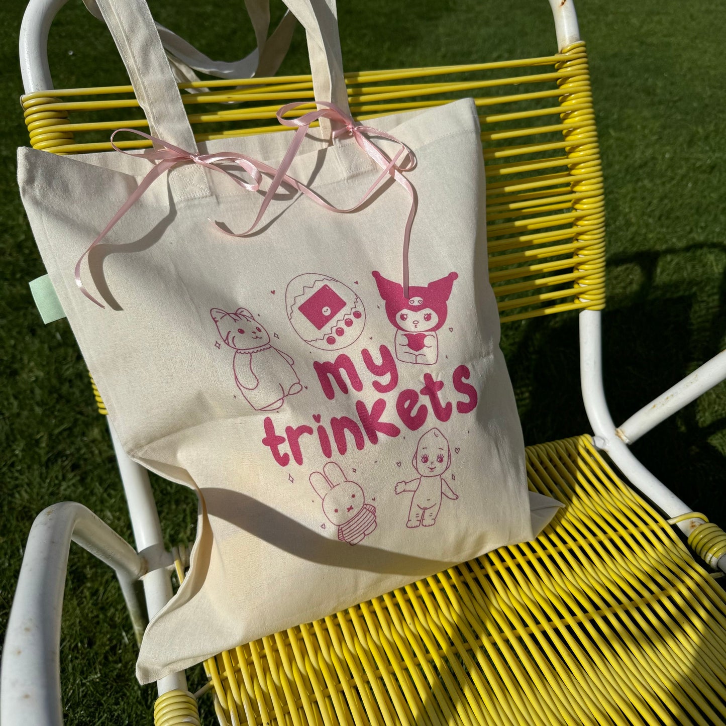 My Trinkets Bow Tote Bag