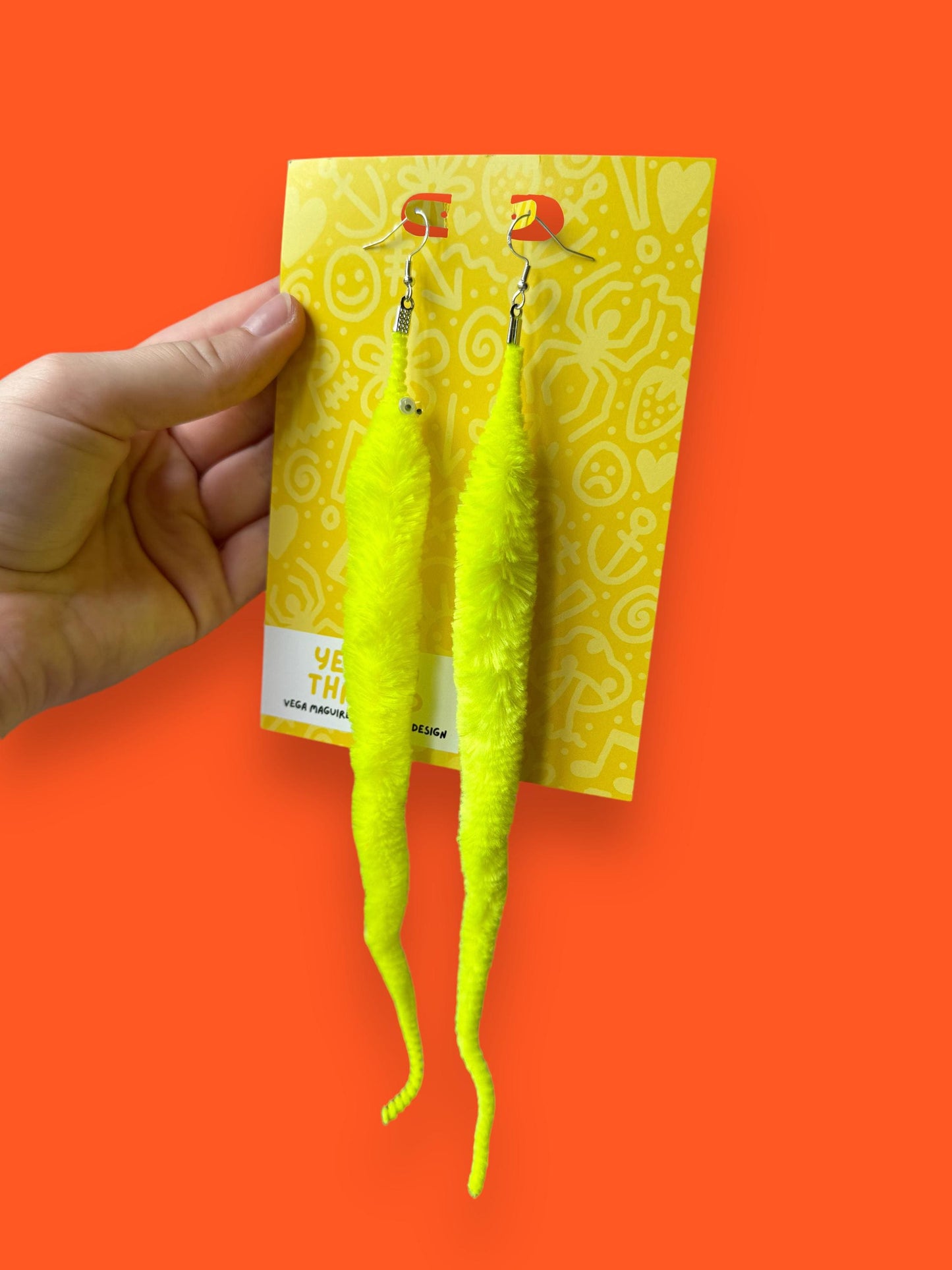 Wormy Novelty Earrings