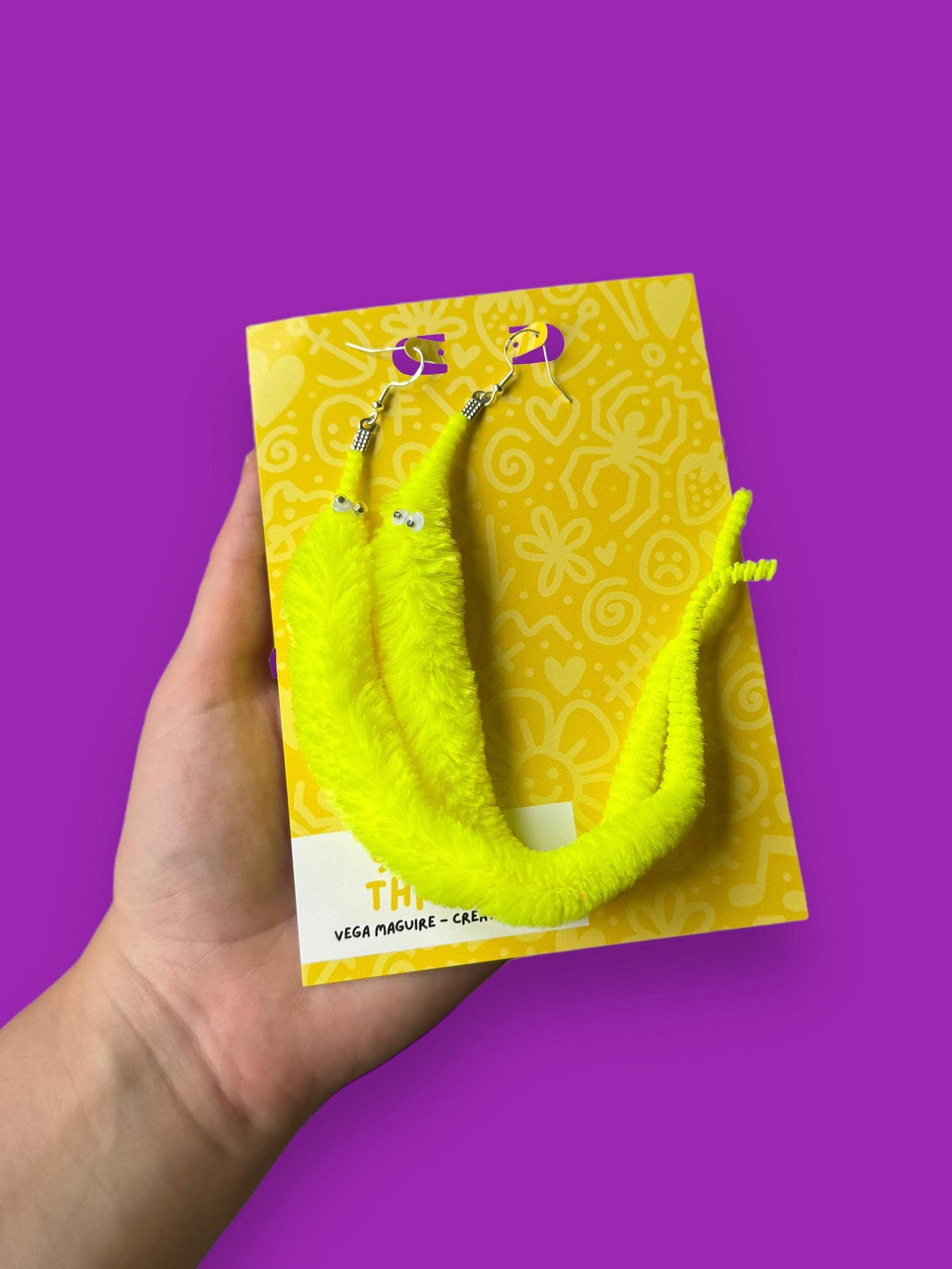 Wormy Novelty Earrings