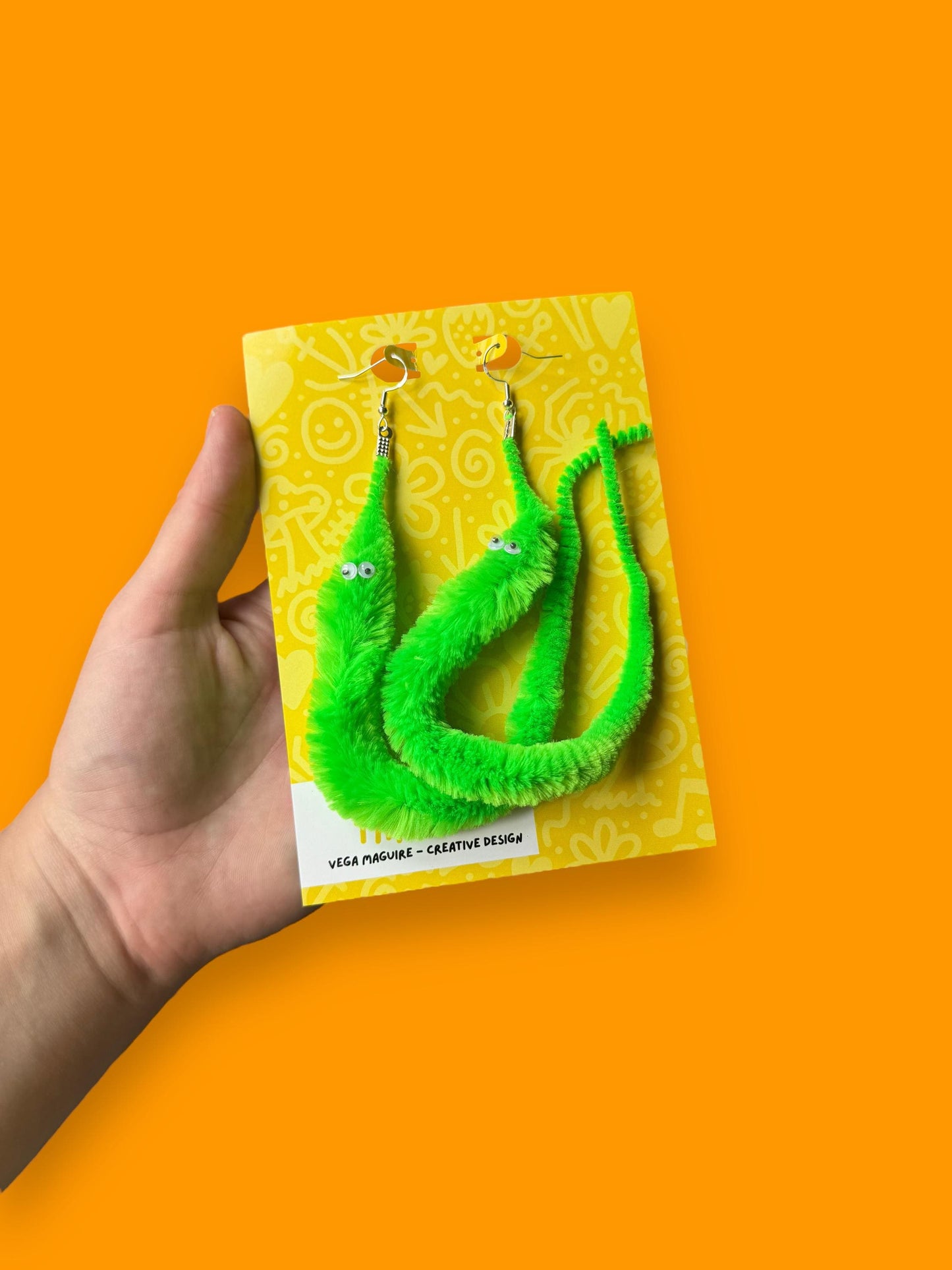 Wormy Novelty Earrings