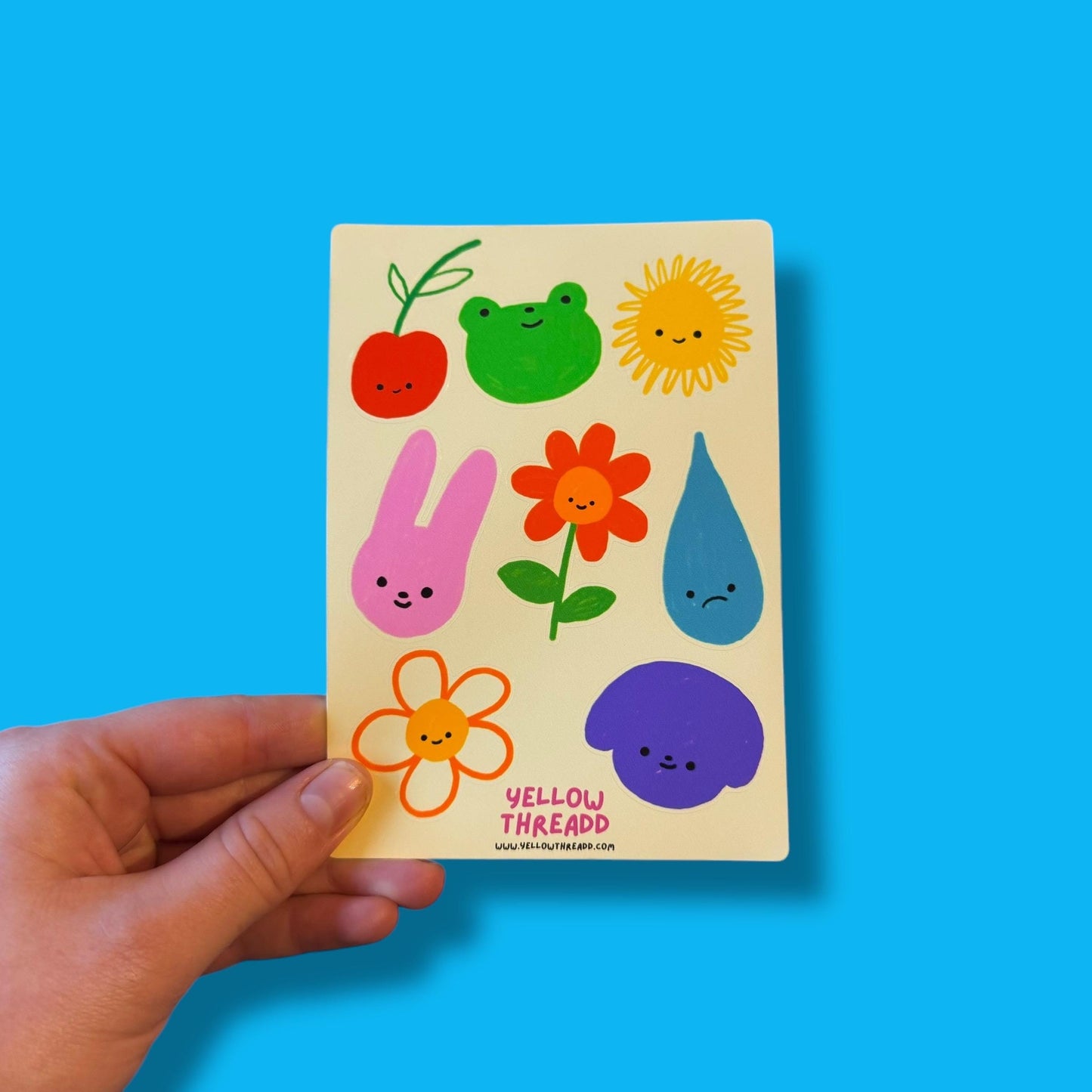 A6 Scrapbook Crayon Sticker Sheet