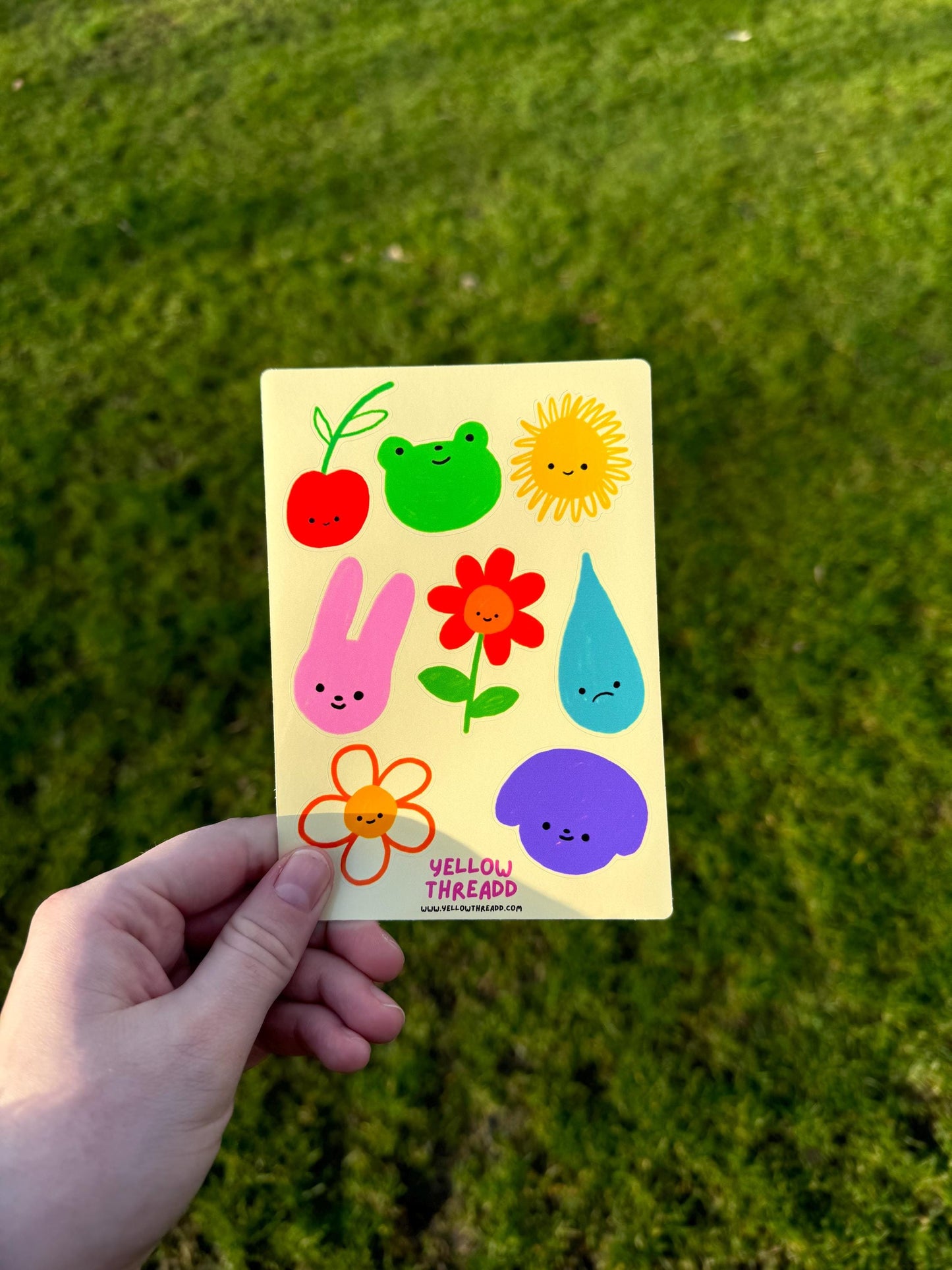 A6 Scrapbook Crayon Sticker Sheet