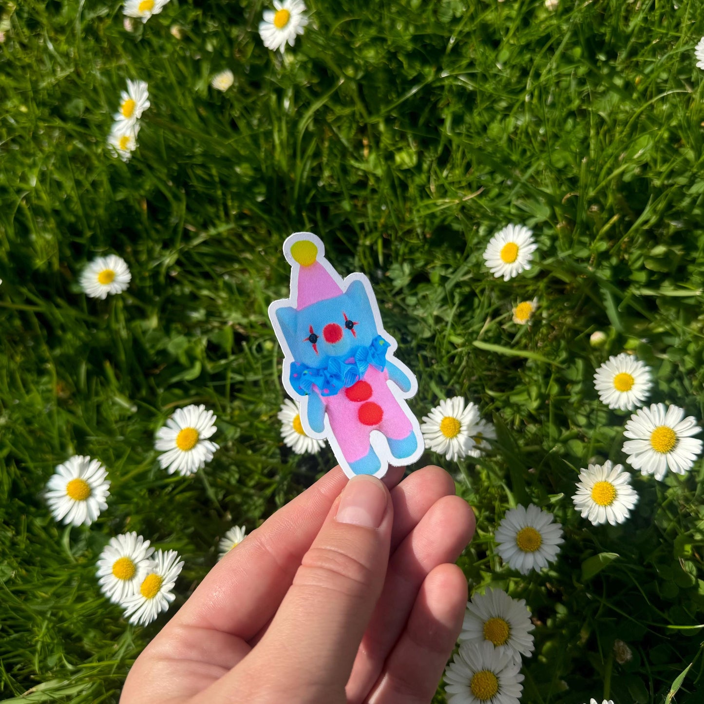 Elephant Clown vinyl sticker