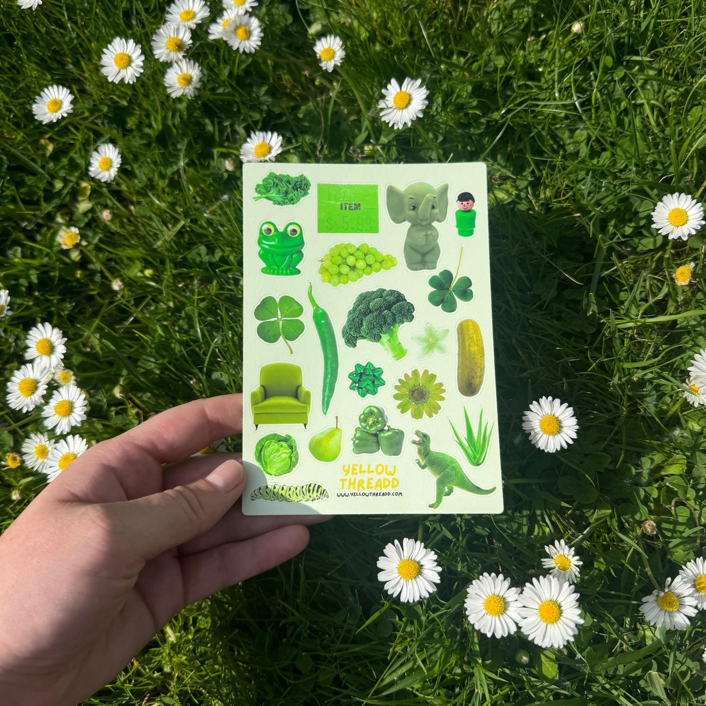 Junk Scrapbook Sticker Sheet