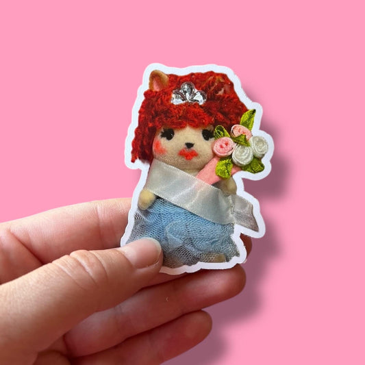 Chappell Critter bunny vinyl sticker