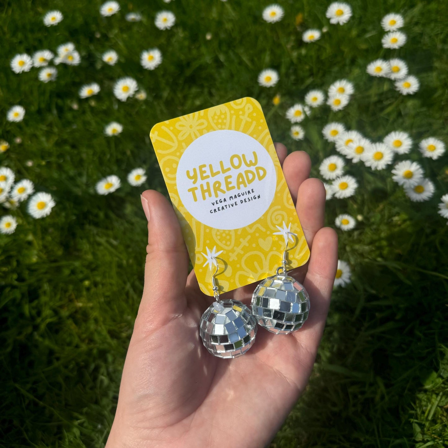 Mini Disco Ball Earrings