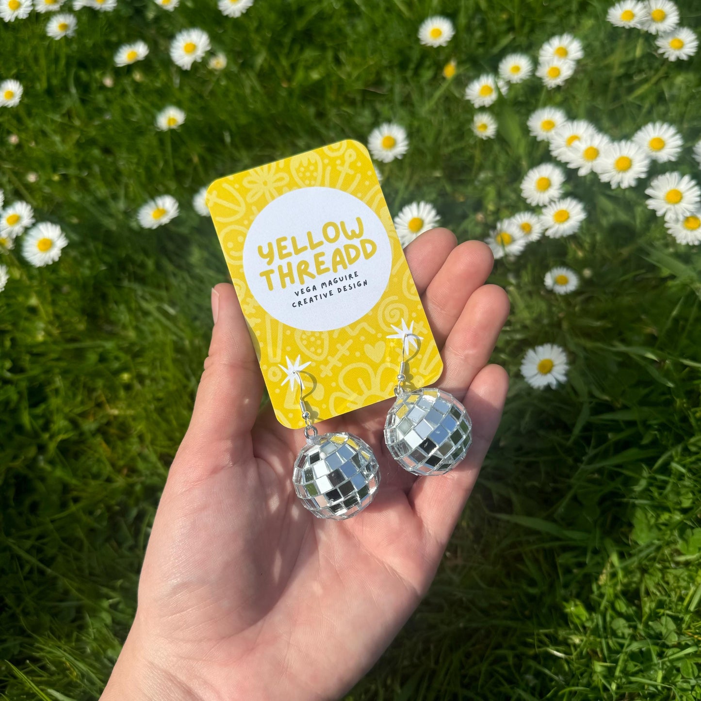 Mini Disco Ball Earrings