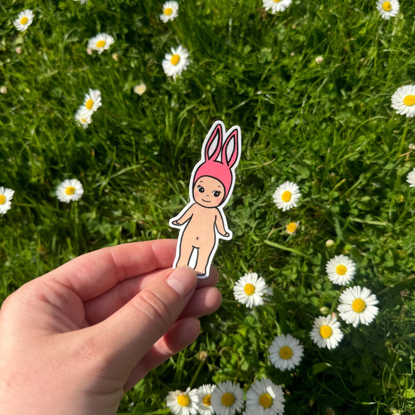 Angel Trinkets Bunny vinyl sticker