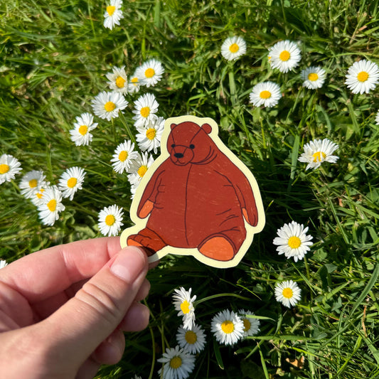 Djungelskog bear vinyl sticker