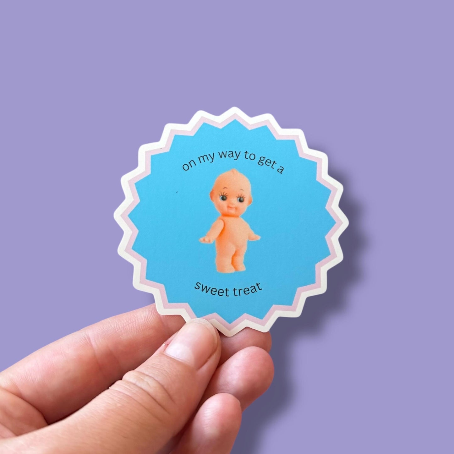 Sweet Treat Kewpie vinyl sticker