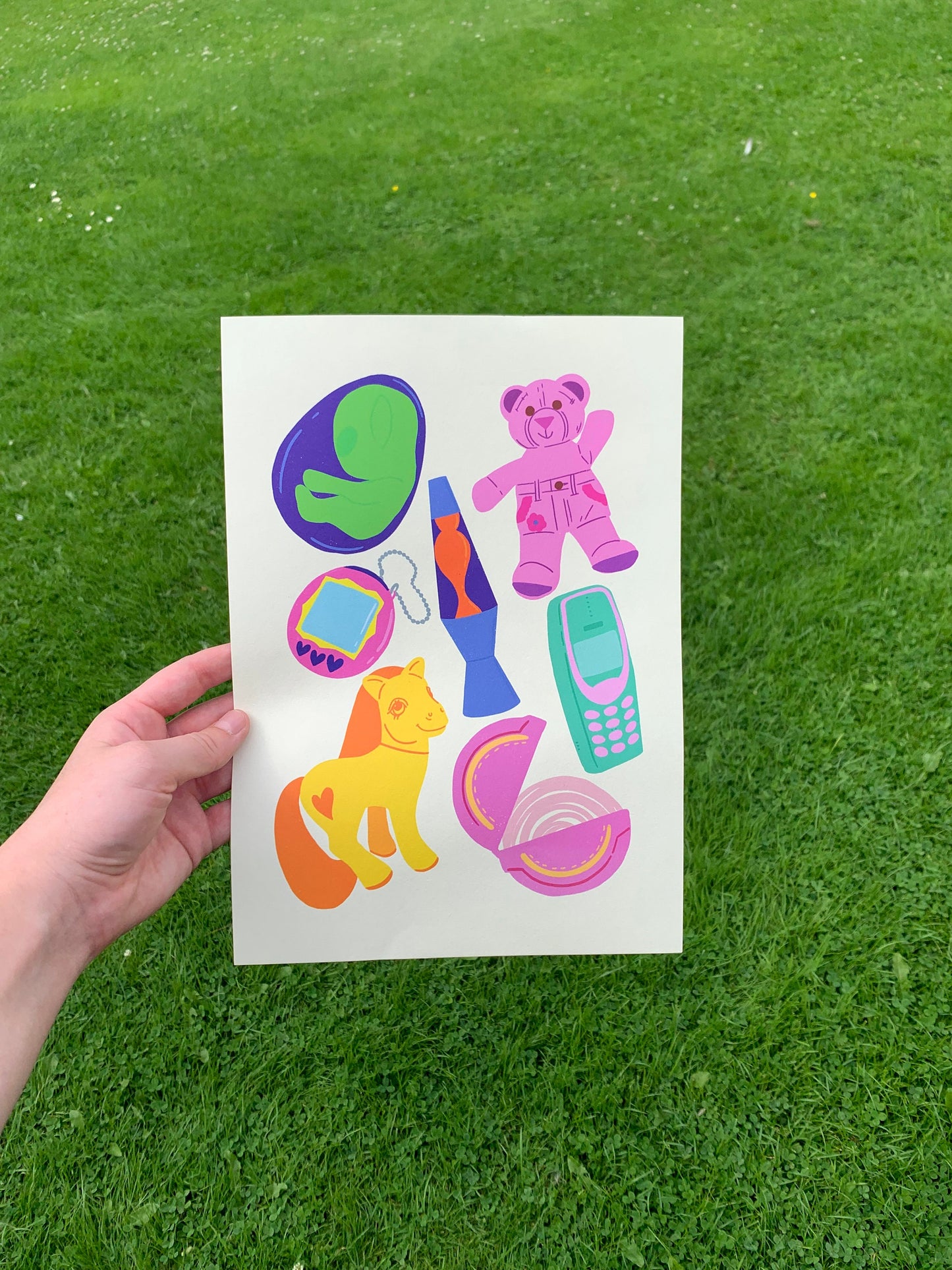 Childhood Nostalgia Toy Art Print Poster