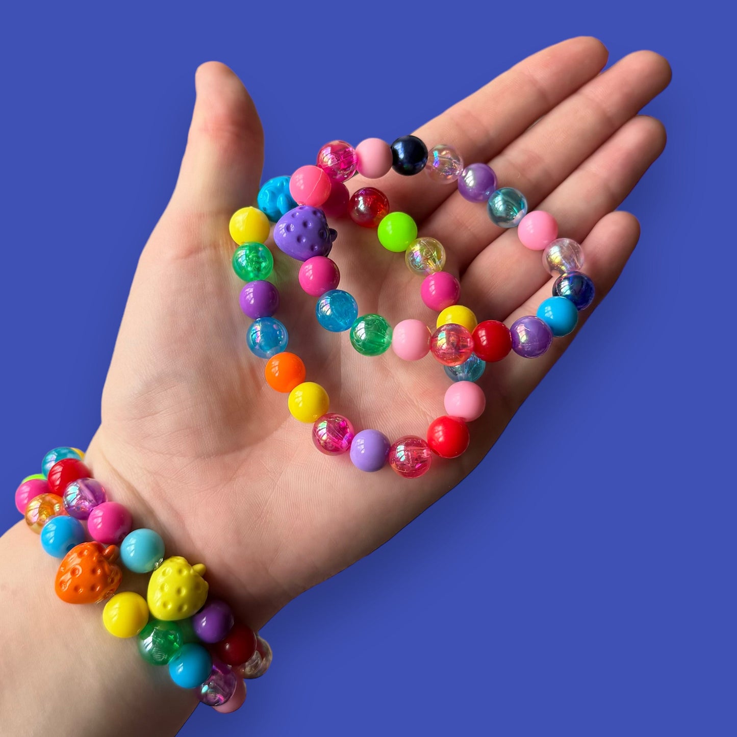 Chunky Candy Bead Bracelet