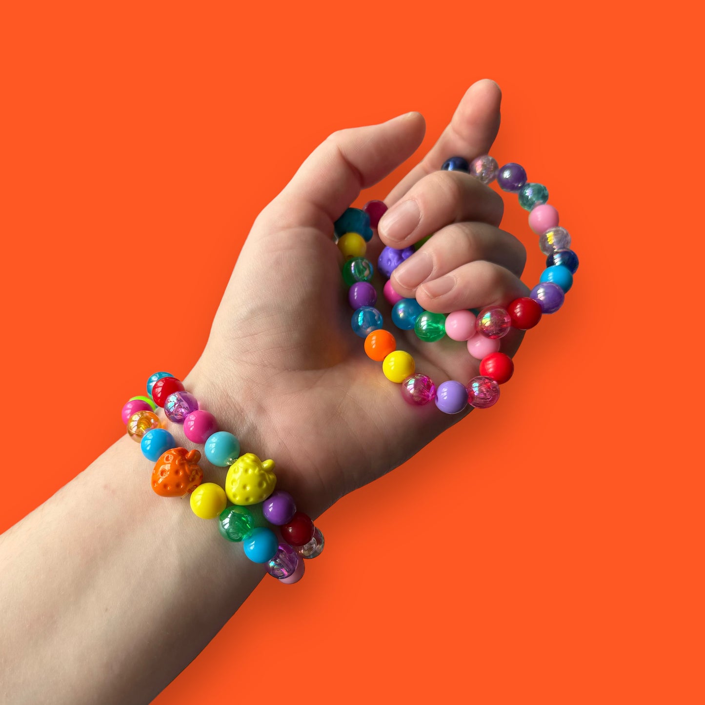 Chunky Candy Bead Bracelet