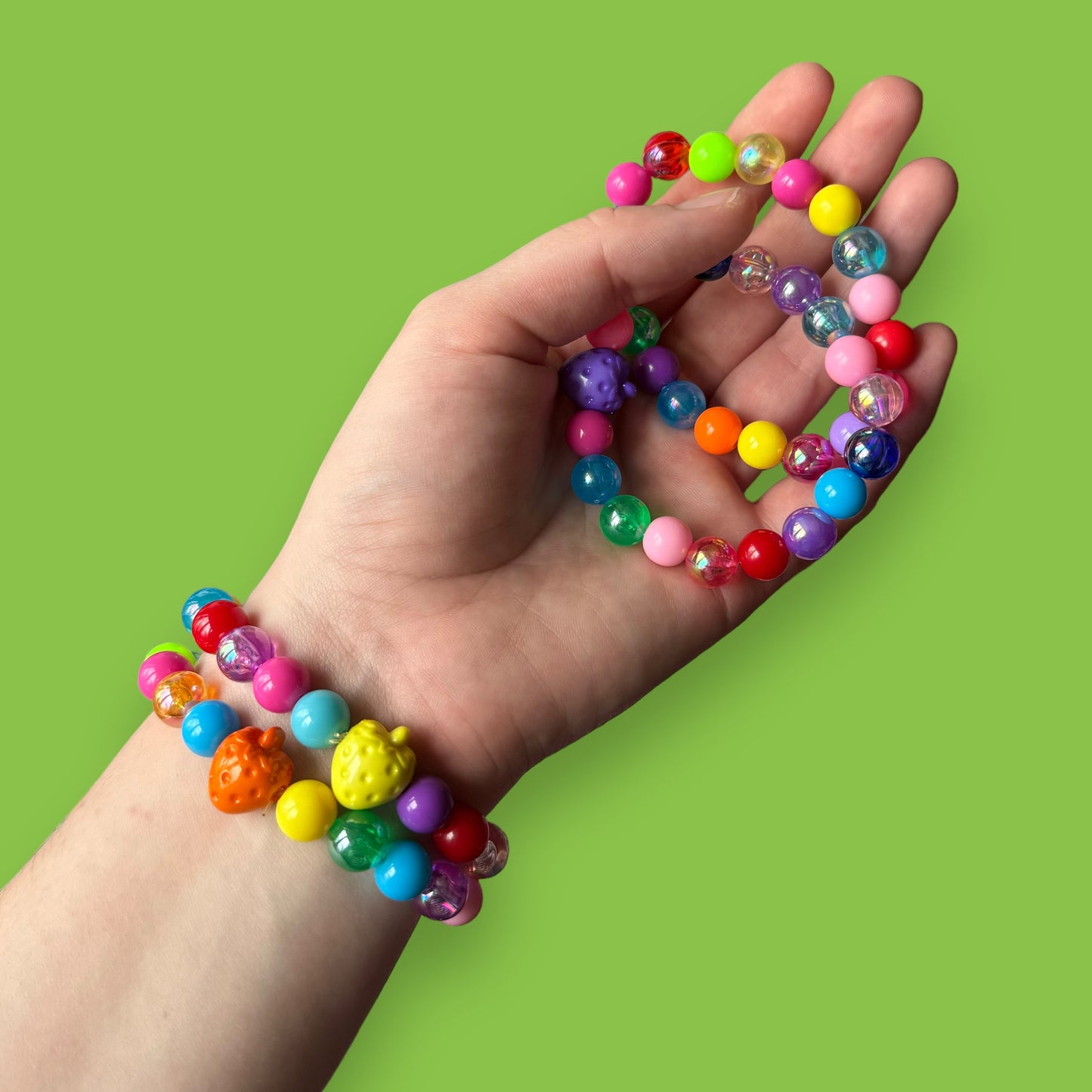 Chunky Candy Bead Bracelet