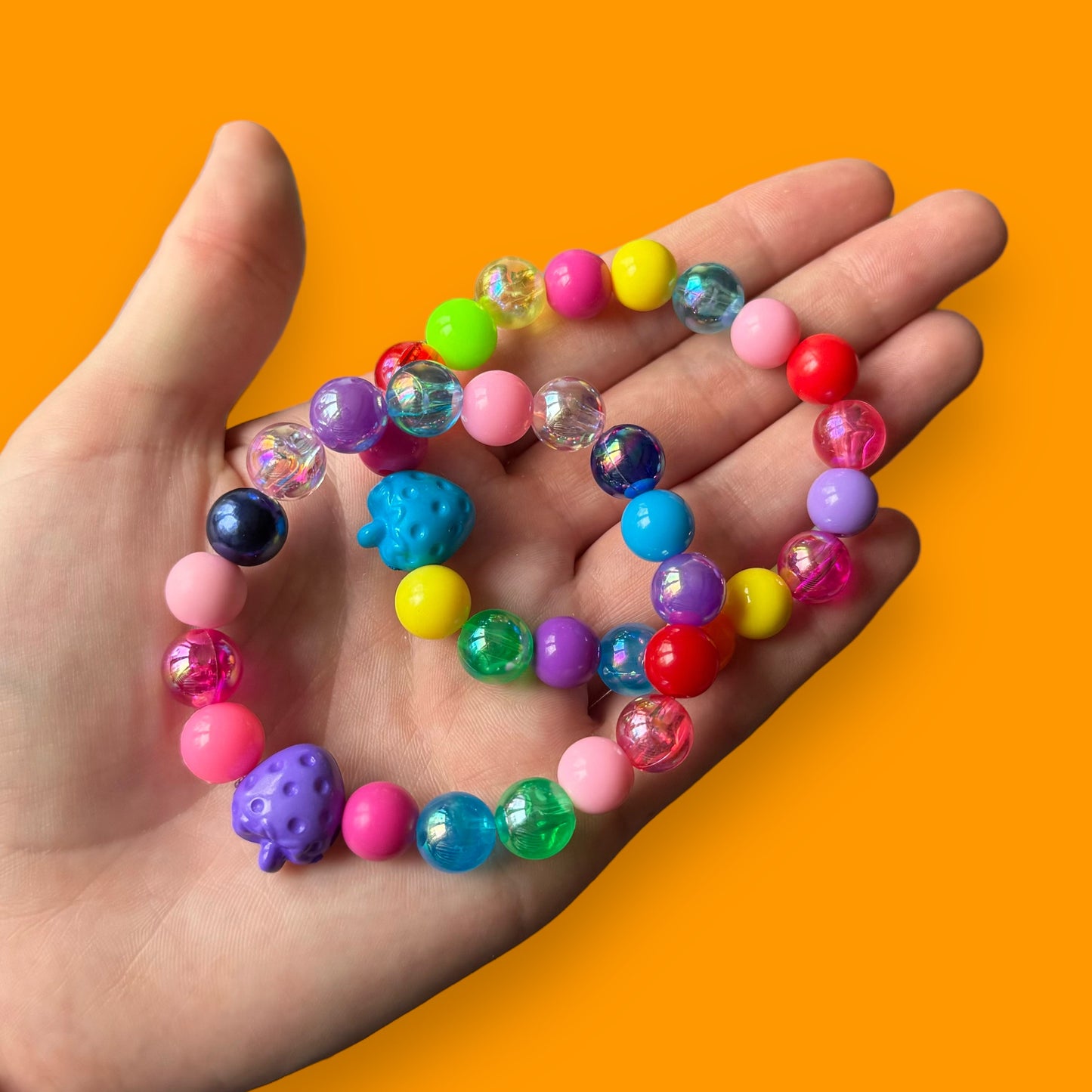 Chunky Candy Bead Bracelet