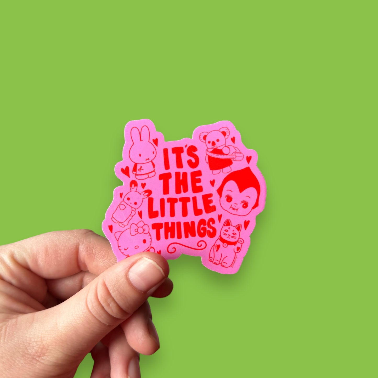 Its the little things vinyl sticker