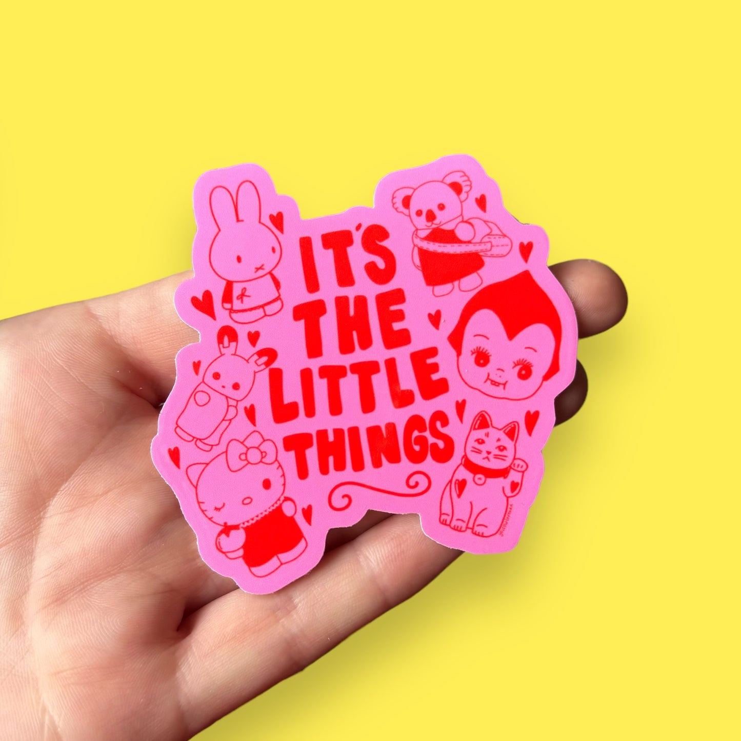 Its the little things vinyl sticker