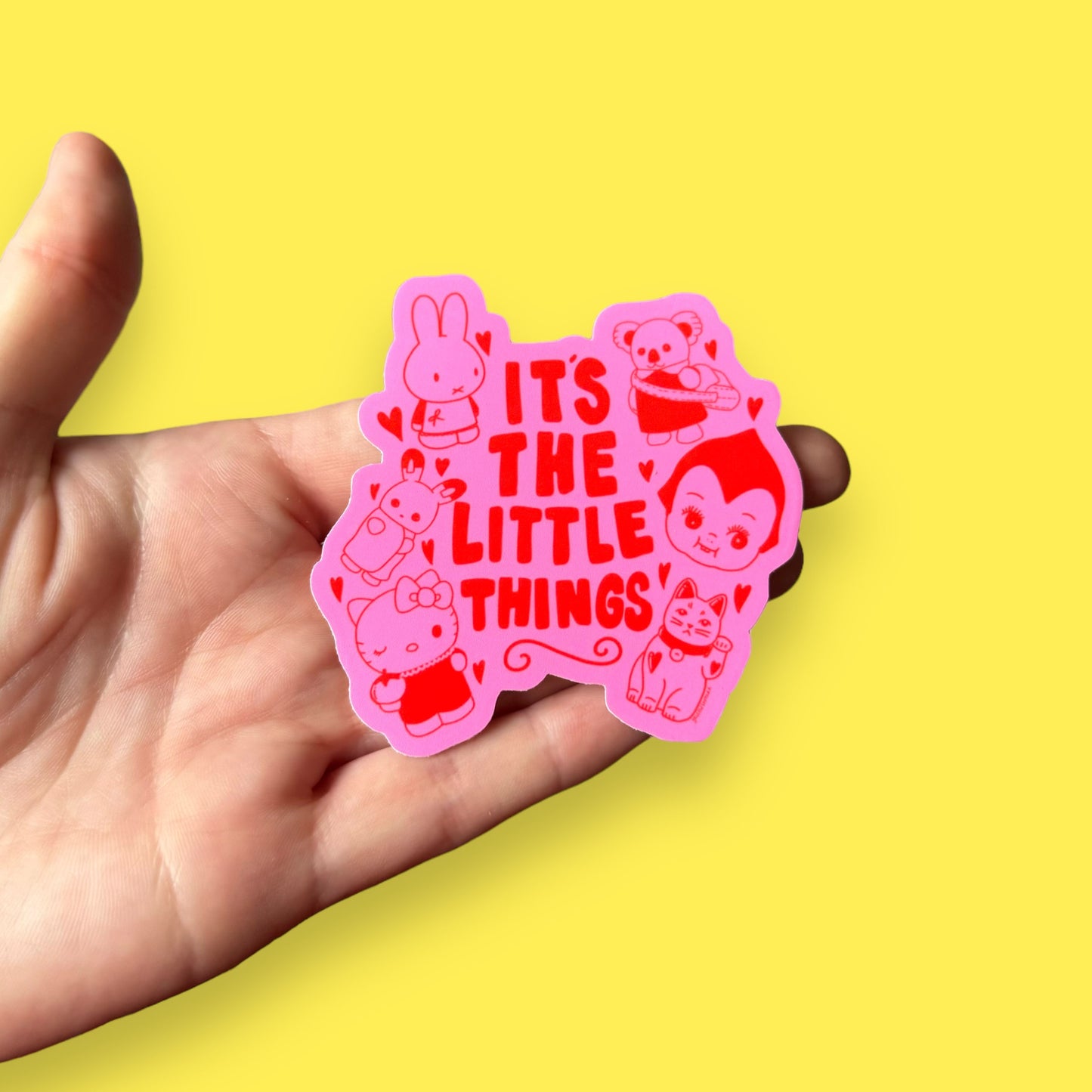 Its the little things vinyl sticker