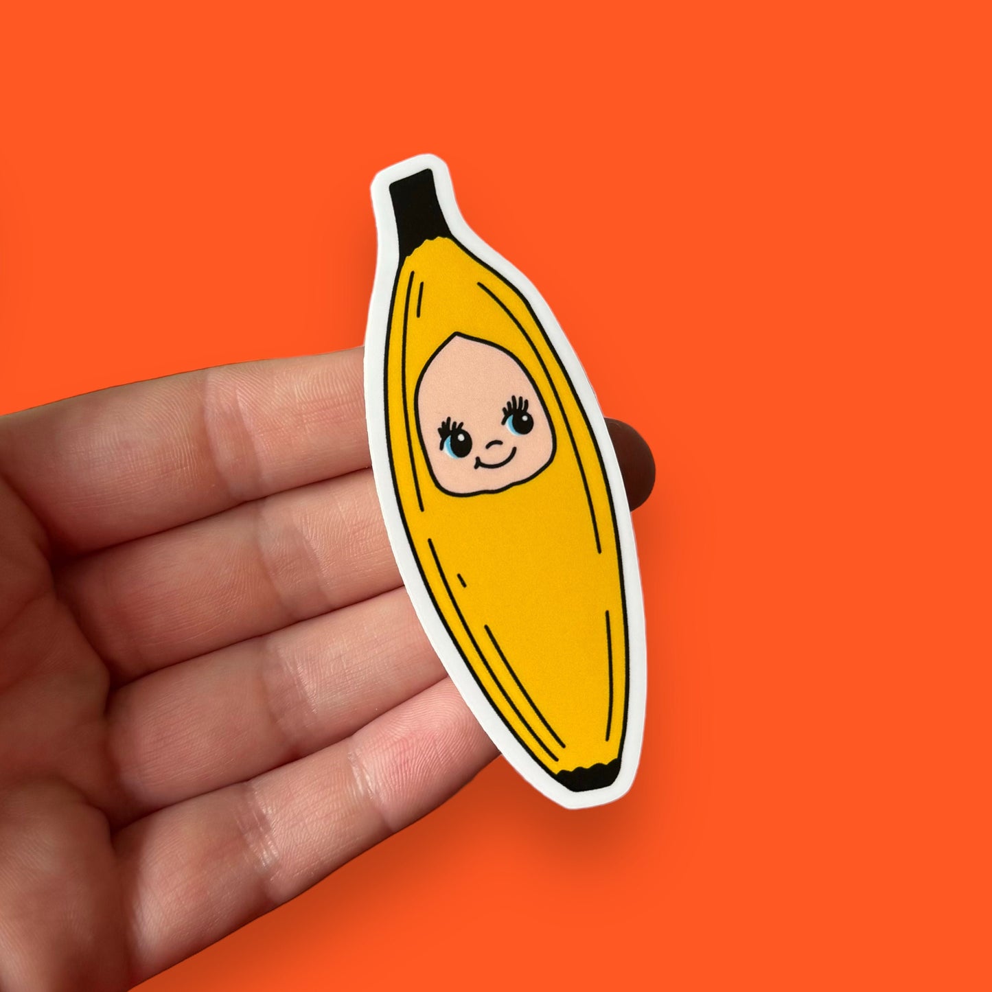 Banana Kewpie vinyl sticker