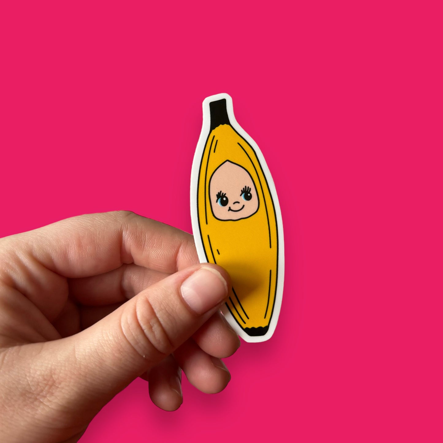 Banana Kewpie vinyl sticker