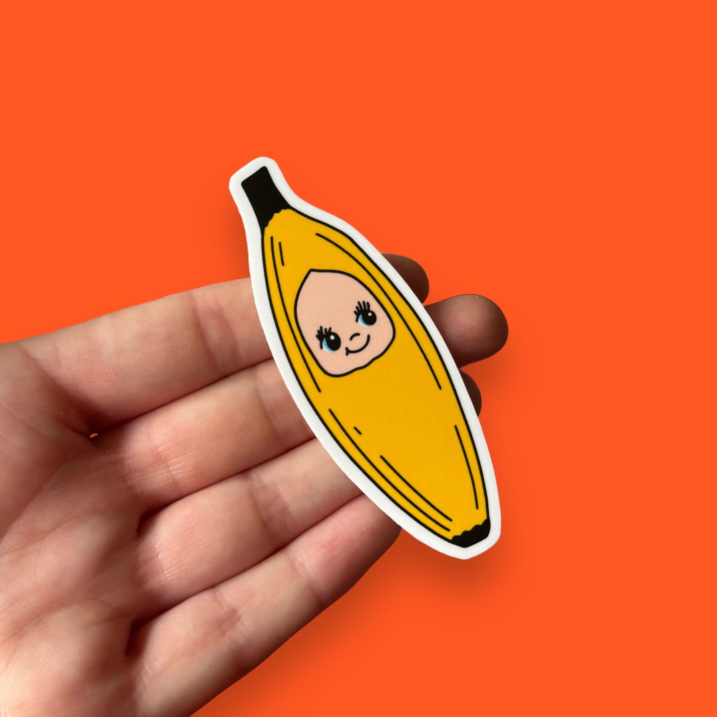 Banana Kewpie vinyl sticker