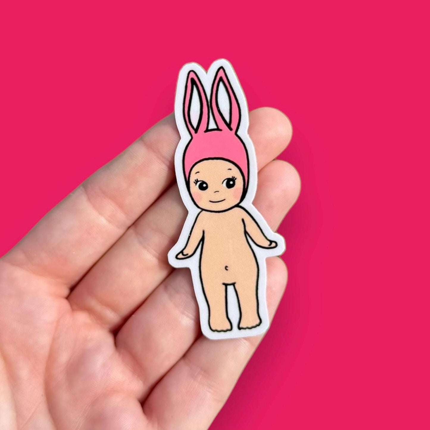 Angel Trinkets Bunny vinyl sticker