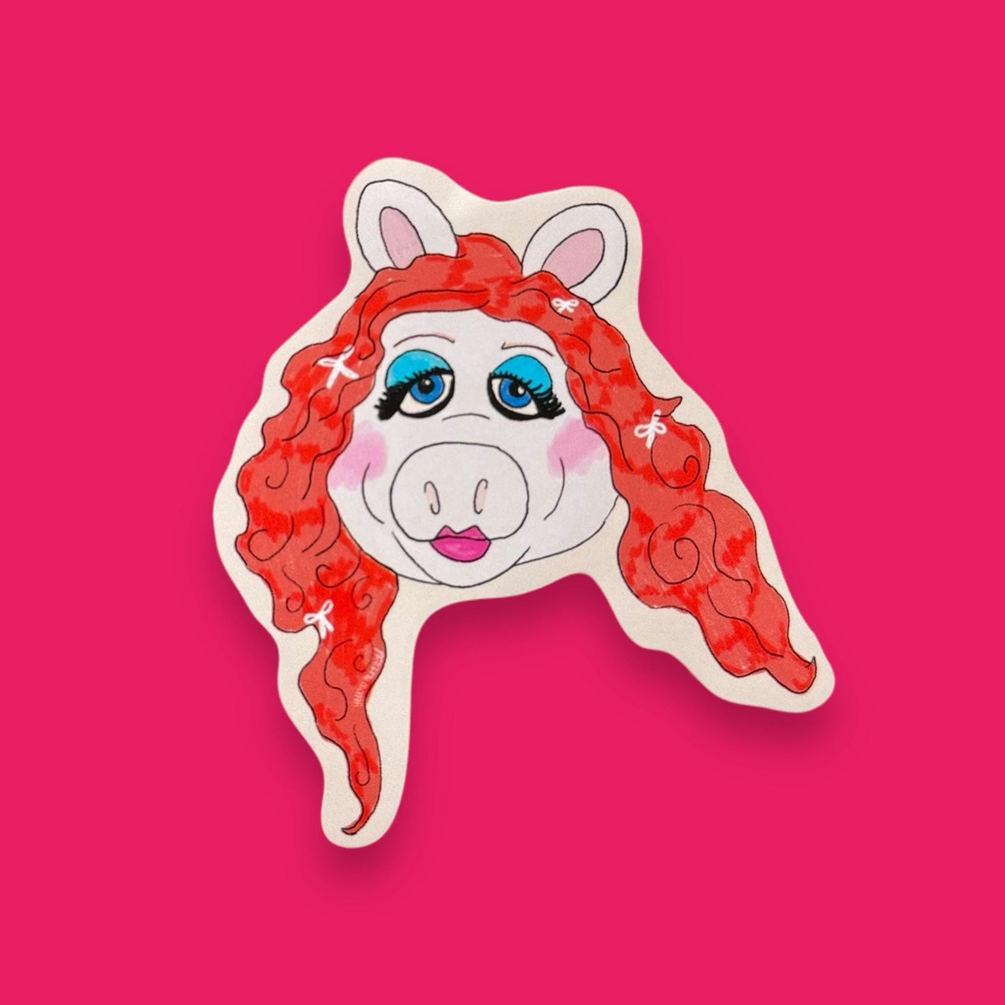 Chappell Piggy vinyl sticker