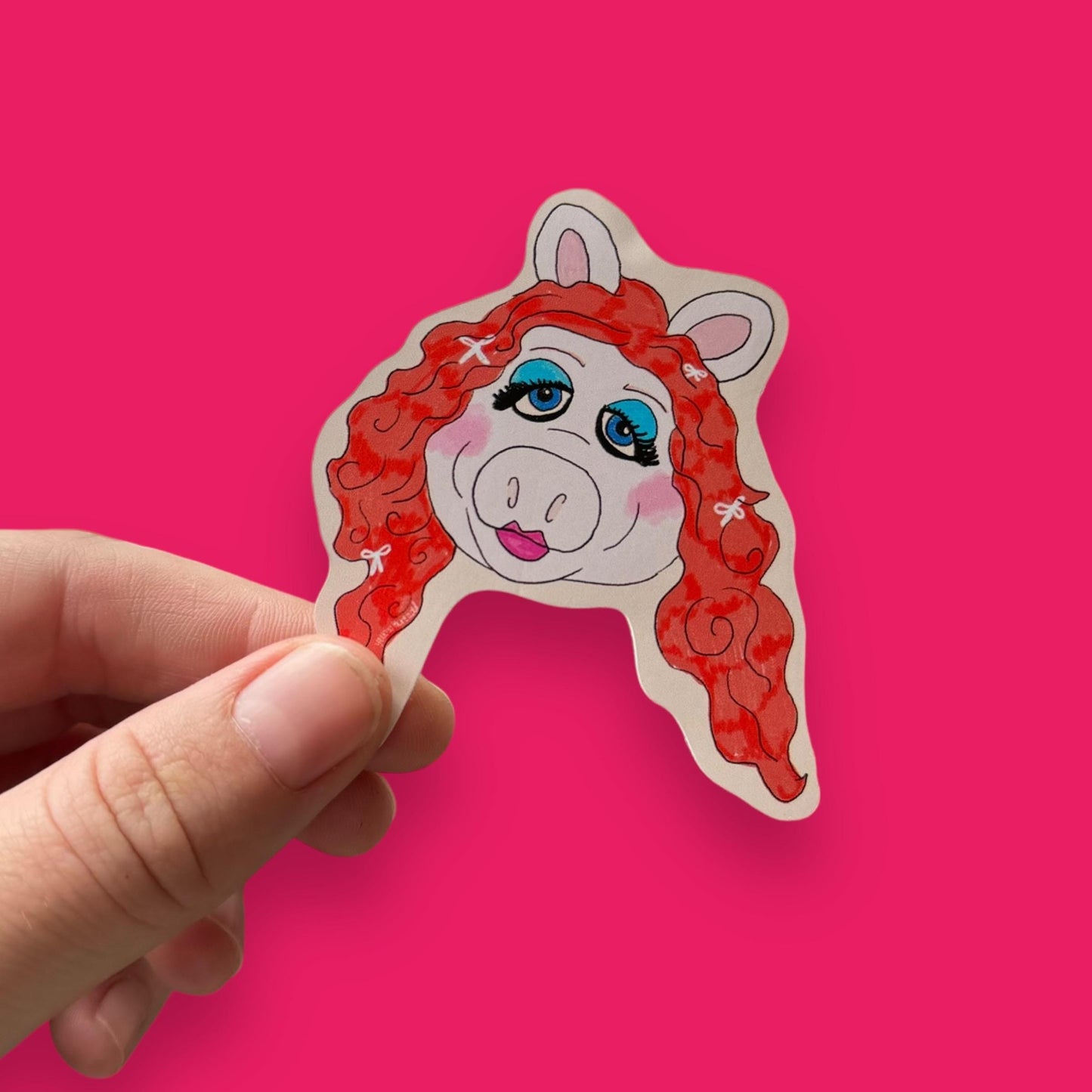 Chappell Piggy vinyl sticker