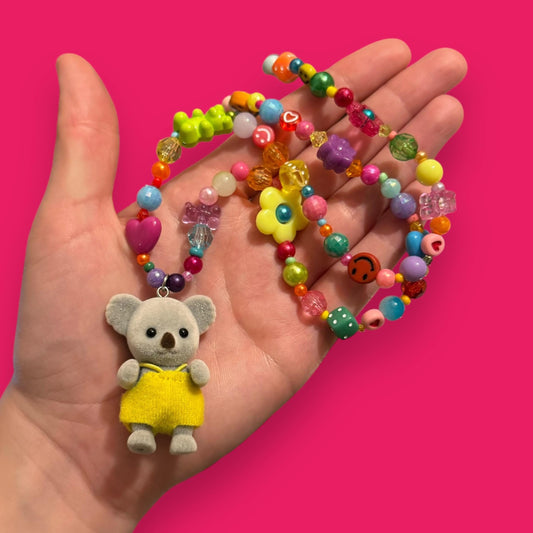 Critter Bead Necklace - Koala