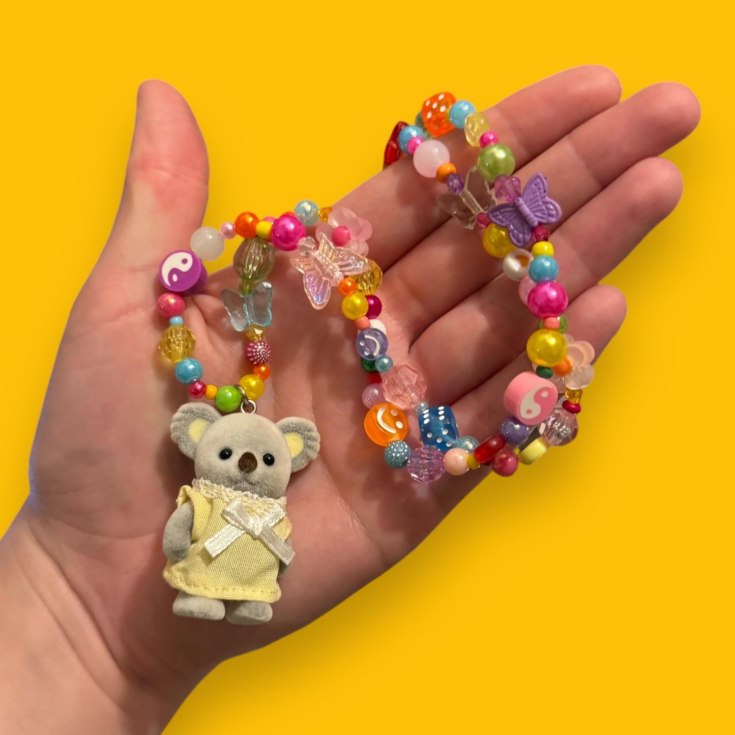 Critter Bead Necklace - Koala Dress