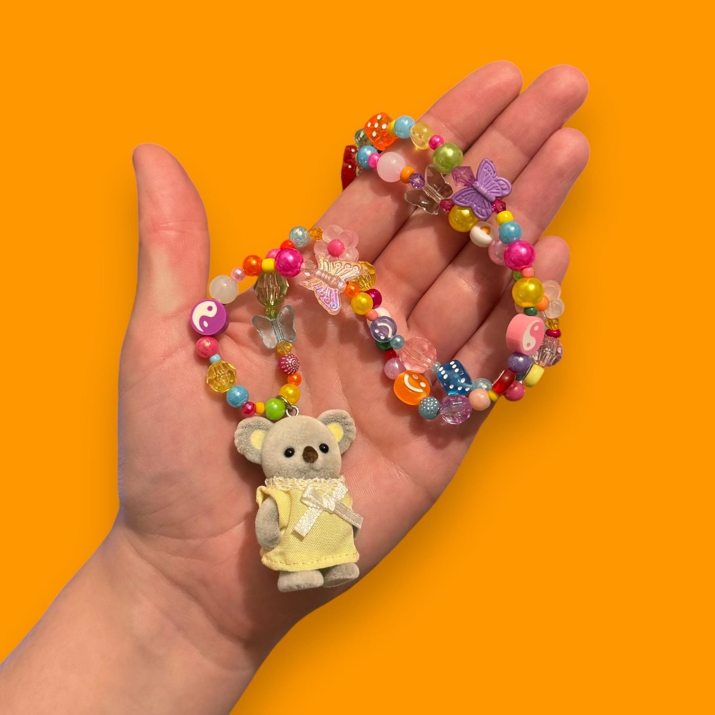 Critter Bead Necklace - Koala Dress