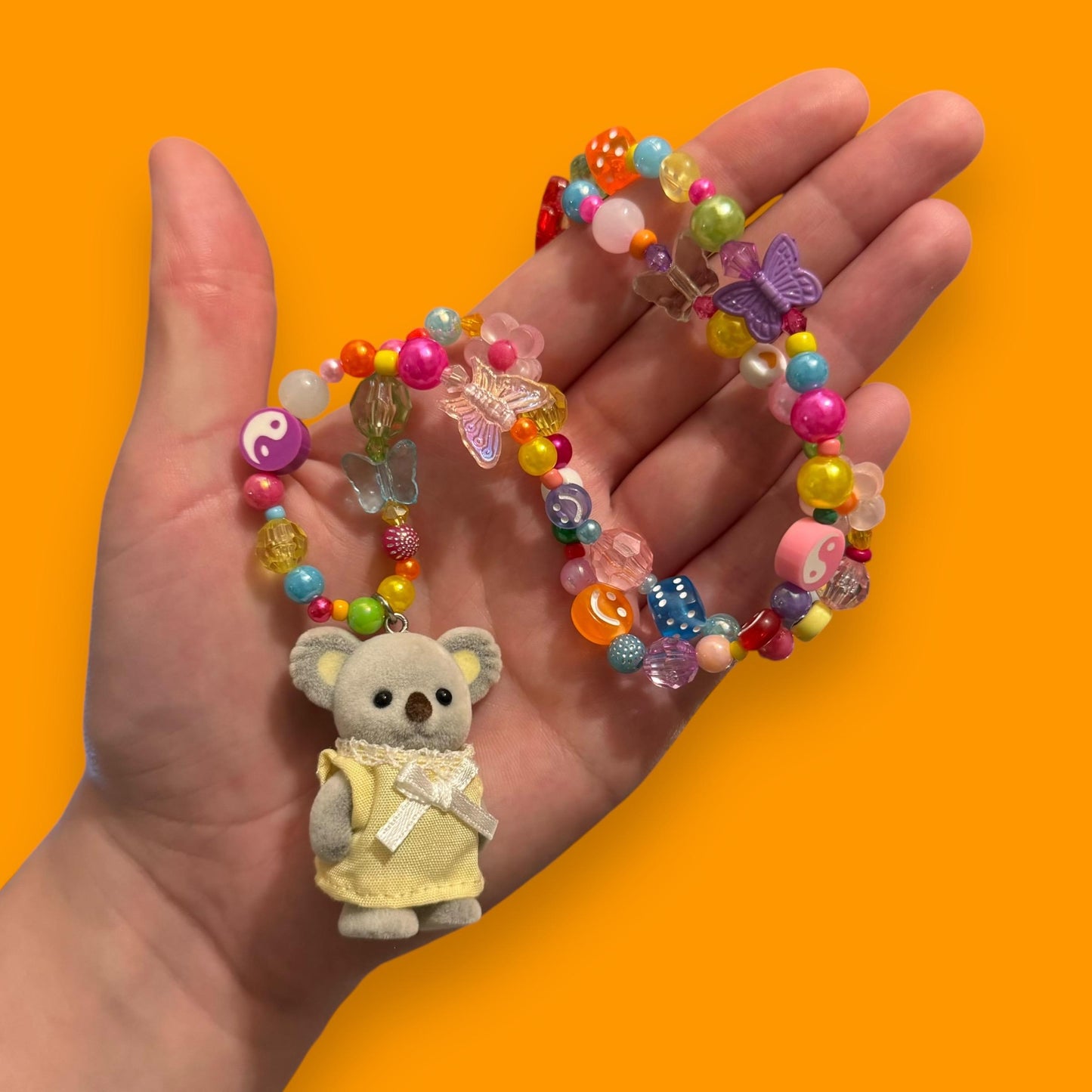 Critter Bead Necklace - Koala Dress