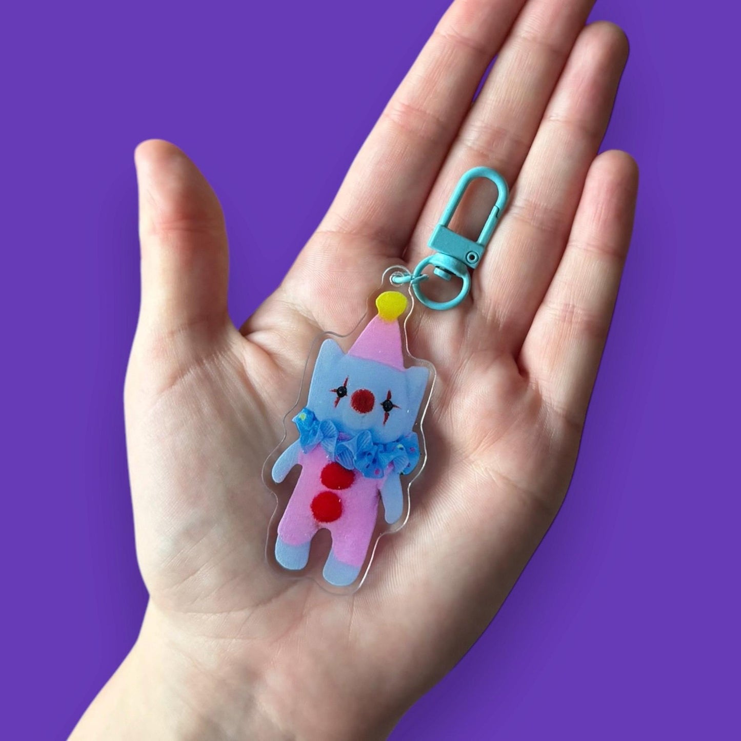 Clown Critters Acrylic Keyrings