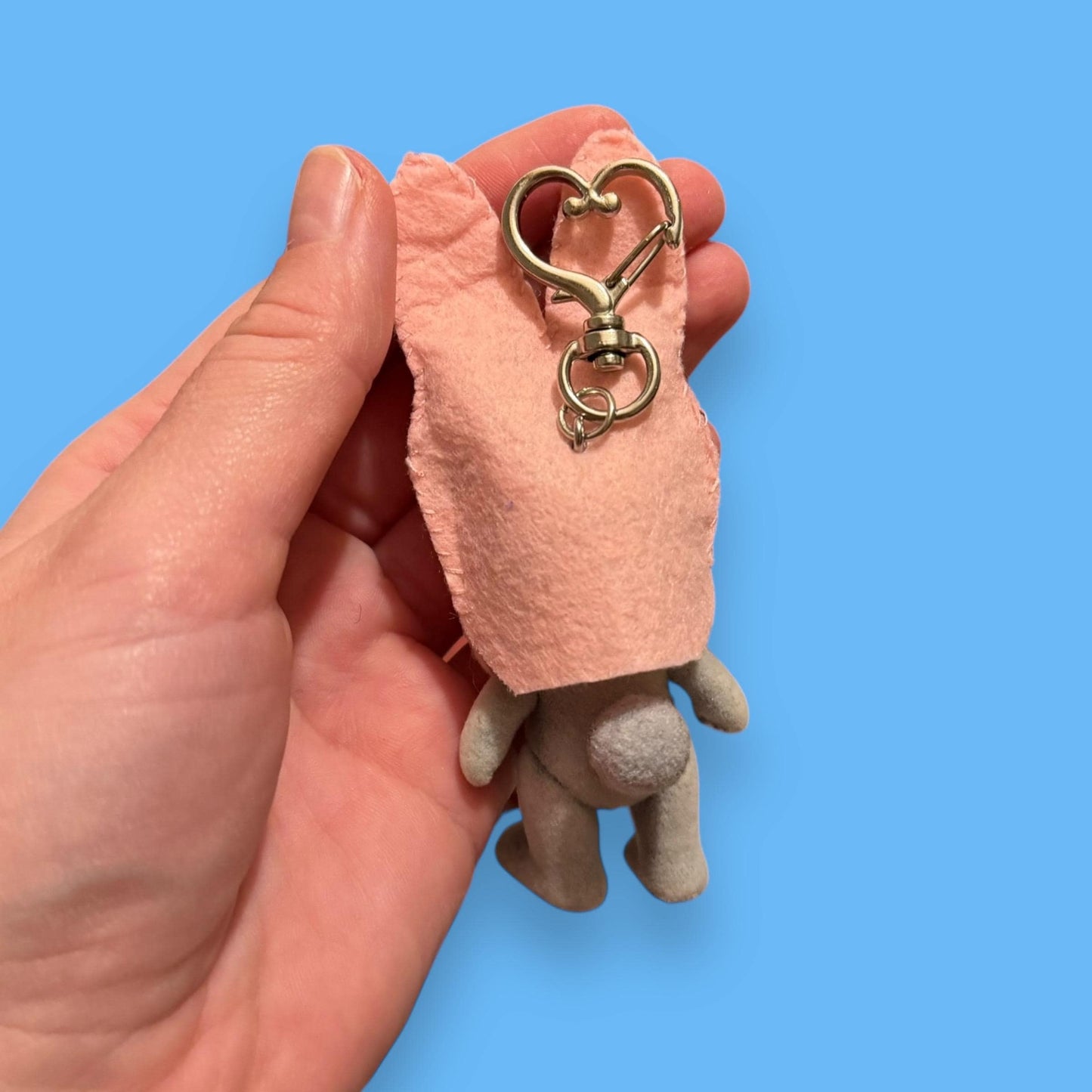 Critter Sonny Bunny felt Keychain