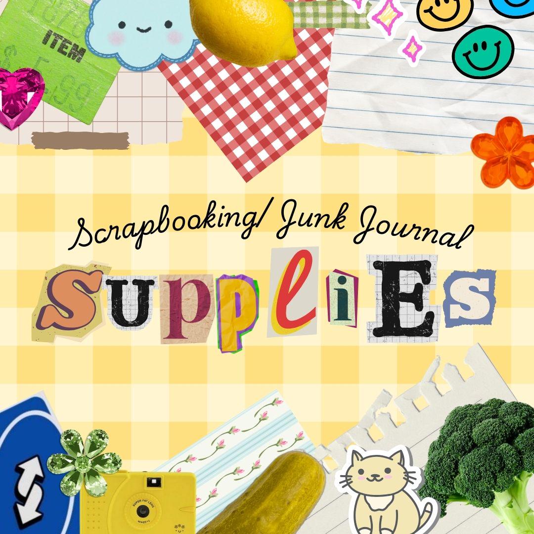 Scrapbook Grab Bag Junk journal snail mail paper, stickers