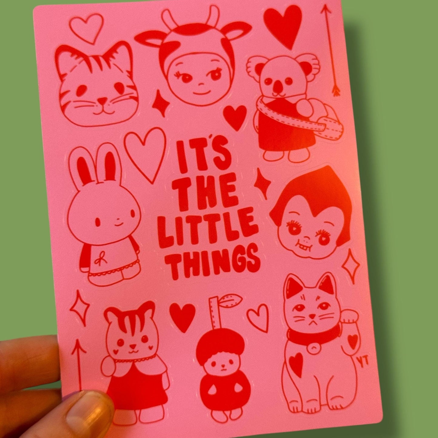A6 Scrapbook Little Things Trinket Sticker Sheet