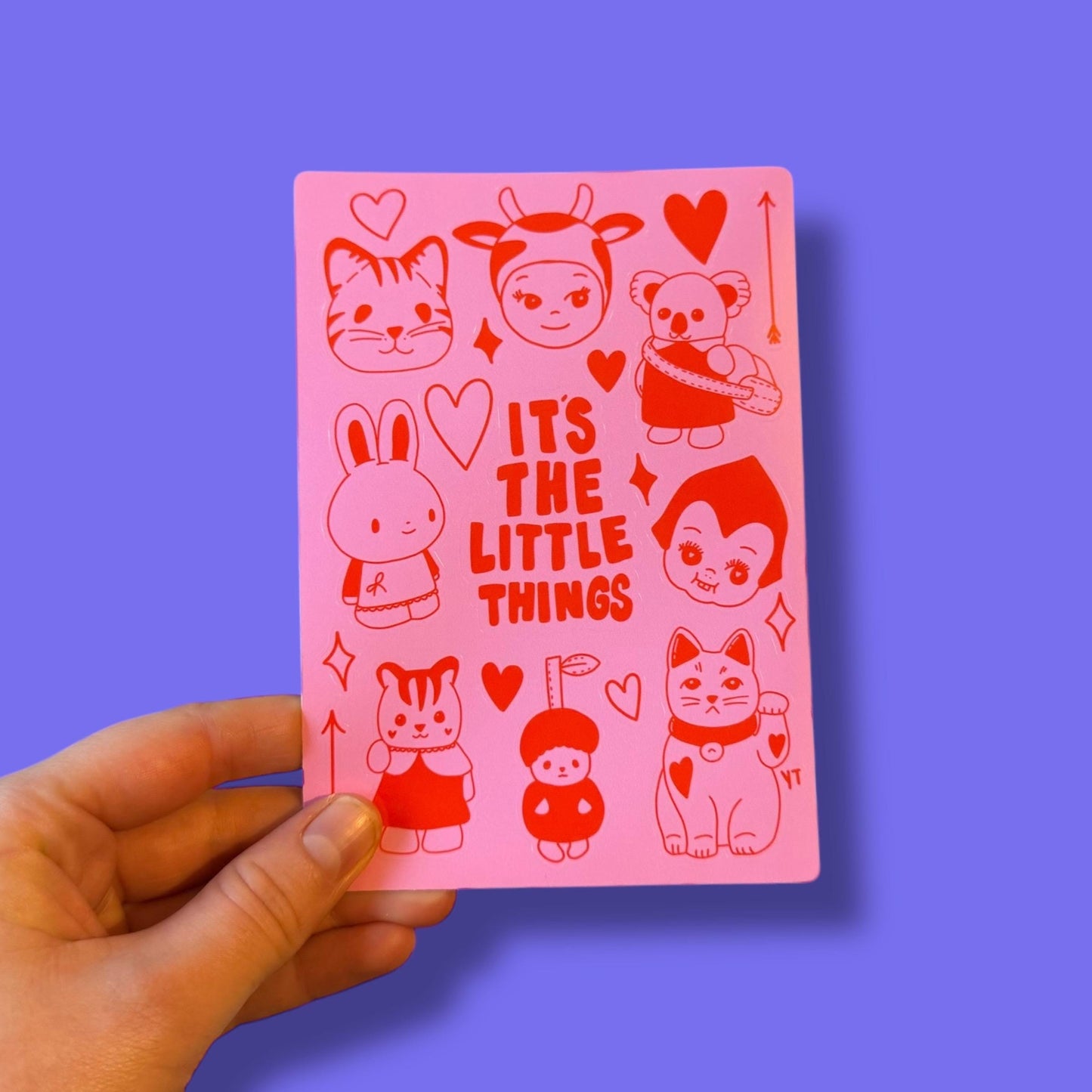 A6 Scrapbook Little Things Trinket Sticker Sheet
