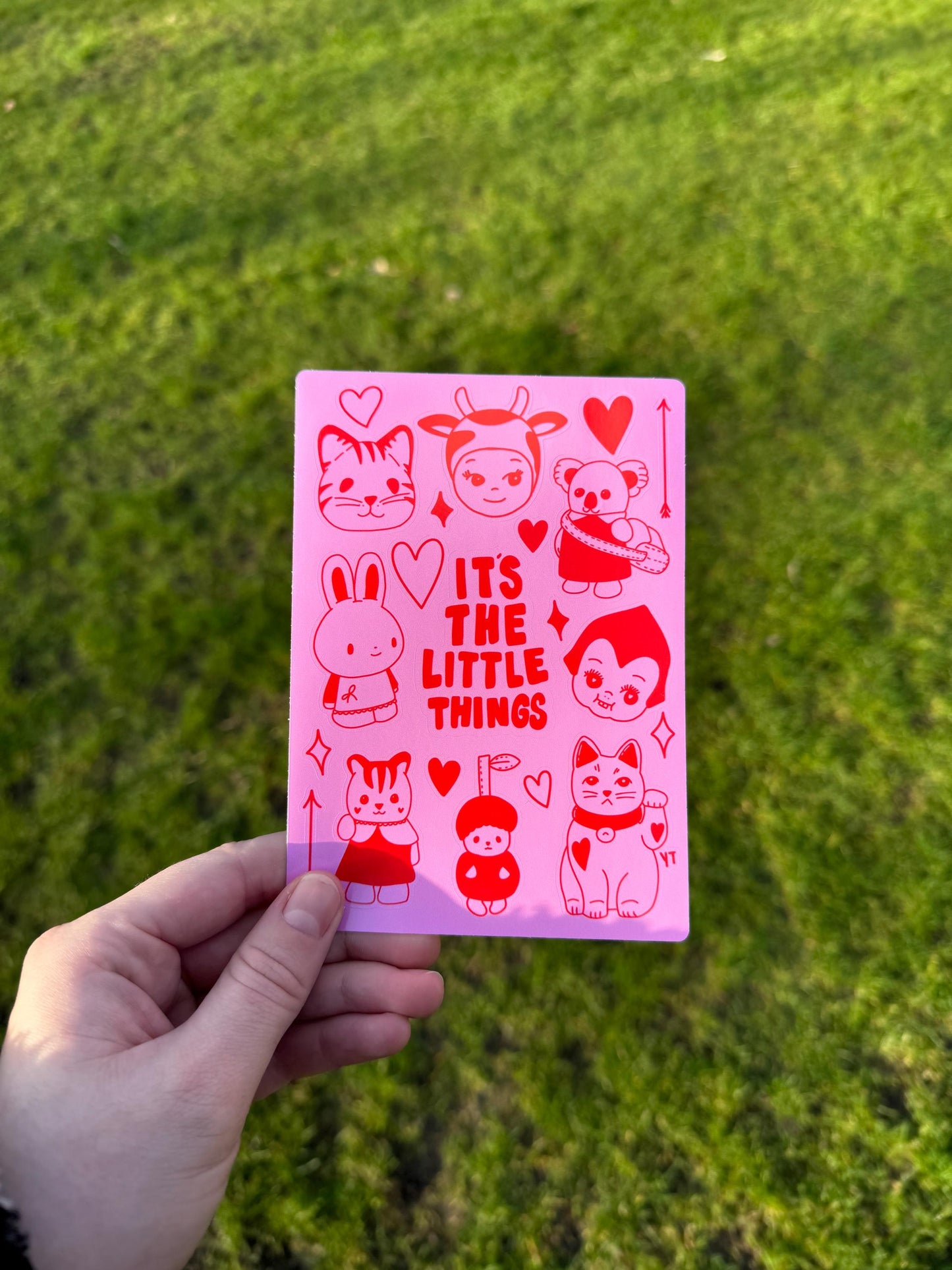 A6 Scrapbook Little Things Trinket Sticker Sheet