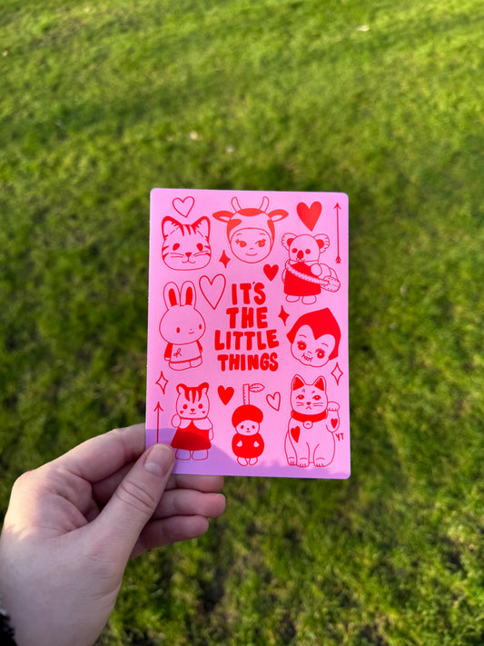 A6 Scrapbook Little Things Trinket Sticker Sheet