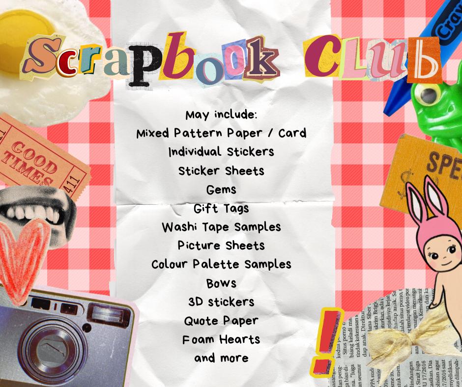 Scrapbook Club August - TRINKETS