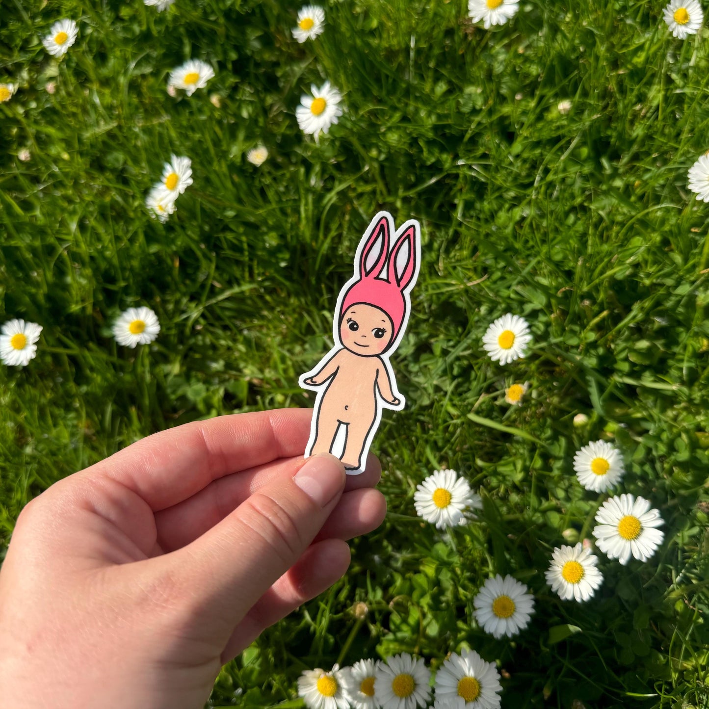 Angel Trinkets Bunny vinyl sticker