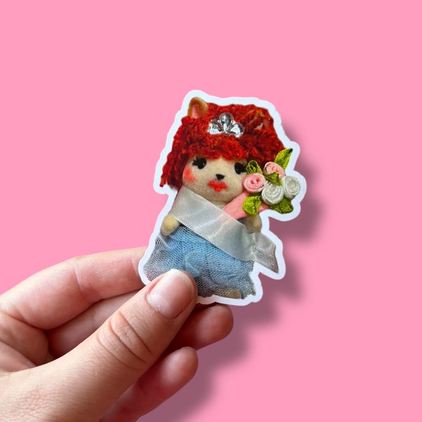 Chappell Critter bunny vinyl sticker