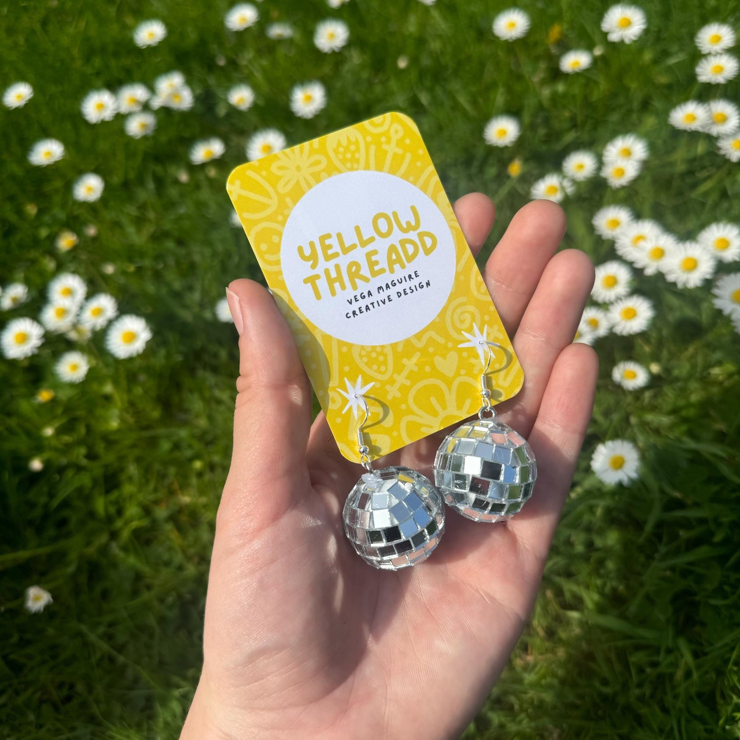 Mini Disco Ball Earrings