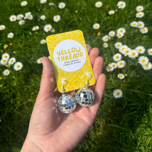 Mini Disco Ball Earrings