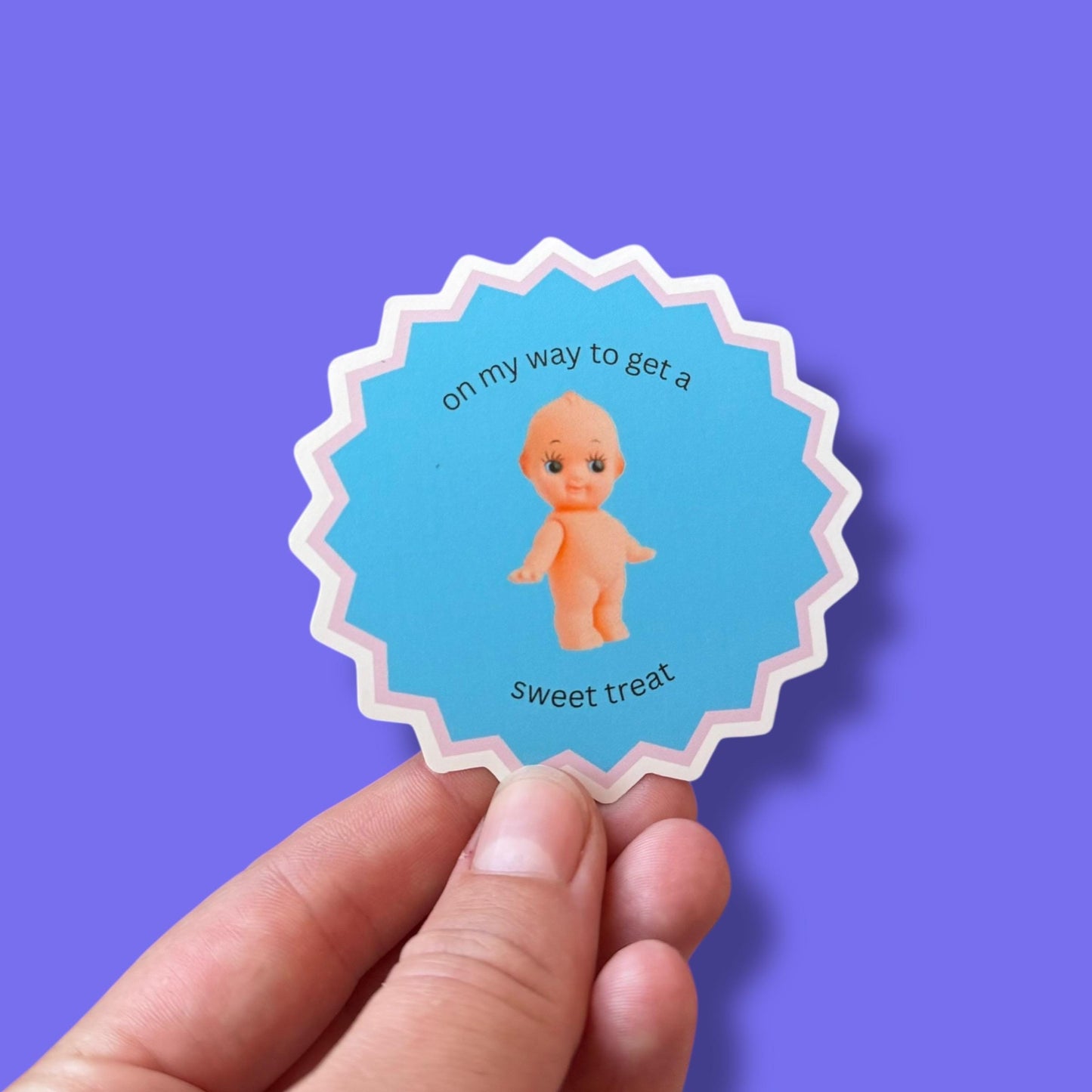 Sweet Treat Kewpie vinyl sticker