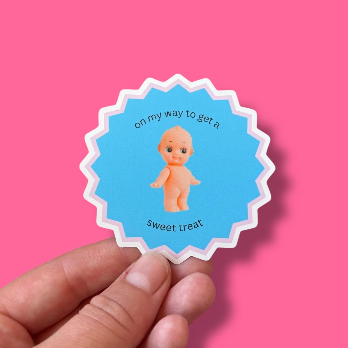 Sweet Treat Kewpie vinyl sticker