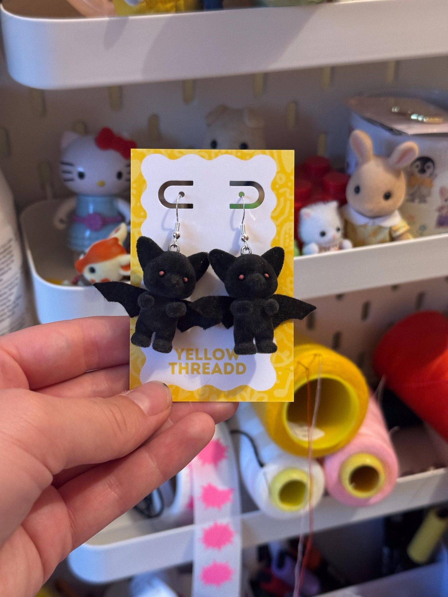 Critter Baby Bat Earrings