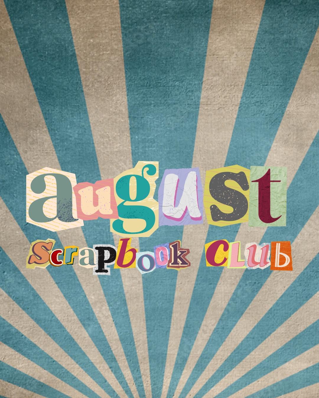 Scrapbook Club August - TRINKETS