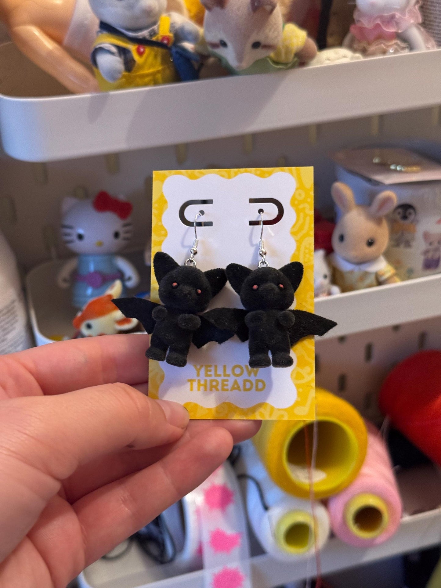 Critter Baby Bat Earrings