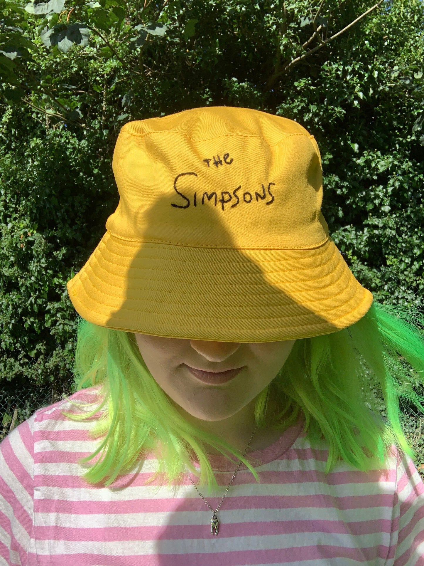 Simpsons Logo Cloud Hat